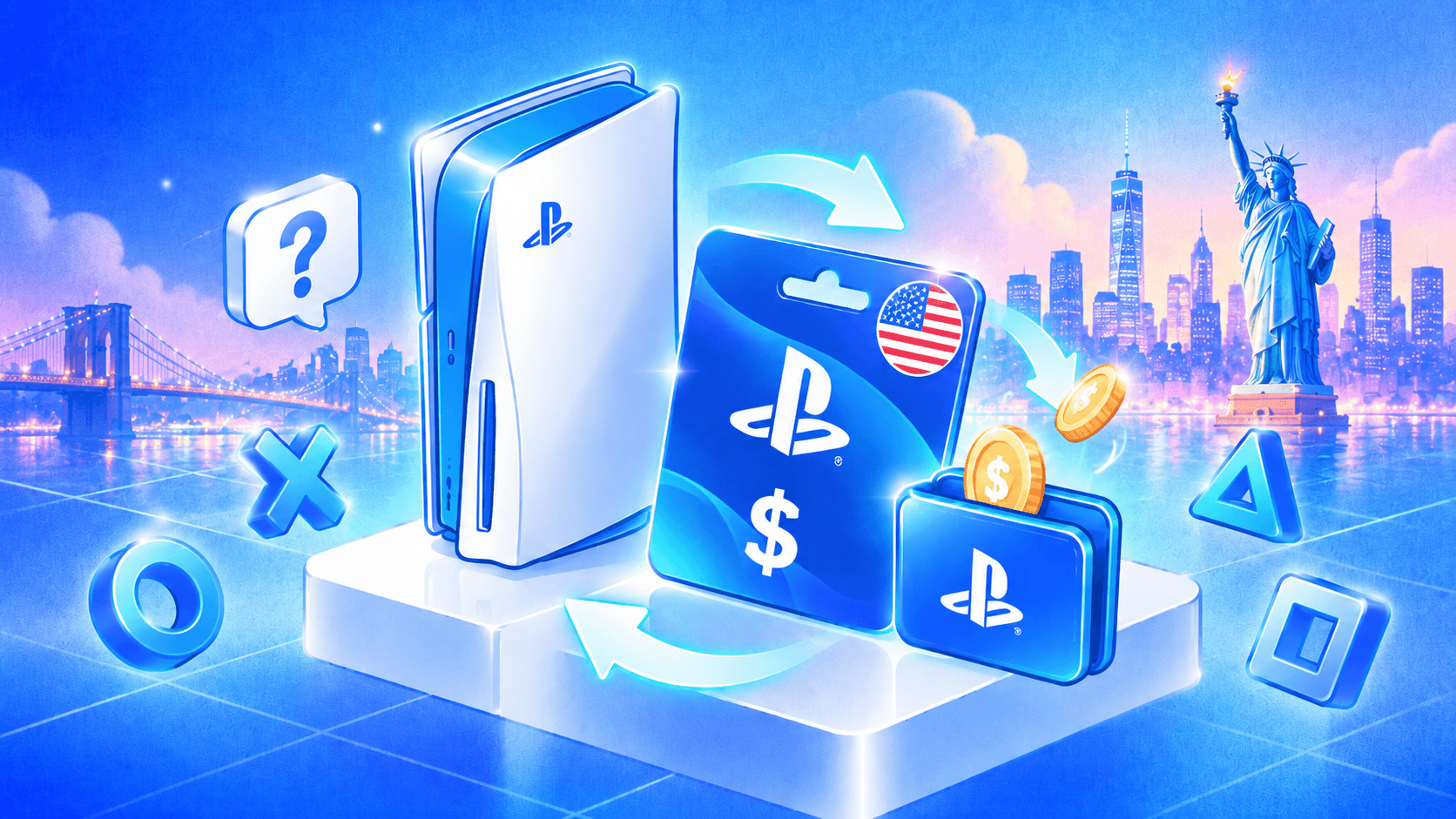 Как пополнить американский PS Store из России в 2026: гайд по покупке карты в долларах